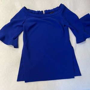 Alberto Makali Blue Bell Bottom Sleeves